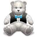 Gift Light Grey Bear Icon icon